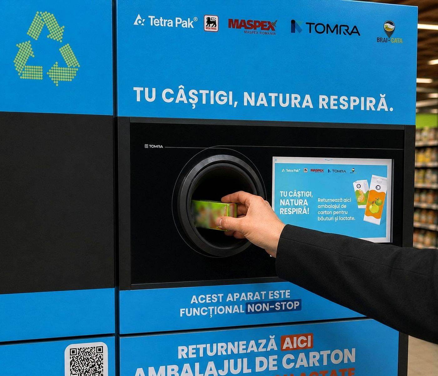 Peste un milion de ambalaje de carton pentru băuturi şi lactate colectate în România